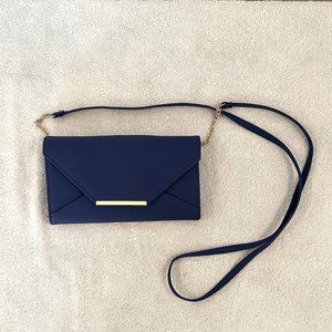 Apt. 9 Blue Crossbody Safe Keeper Wallet